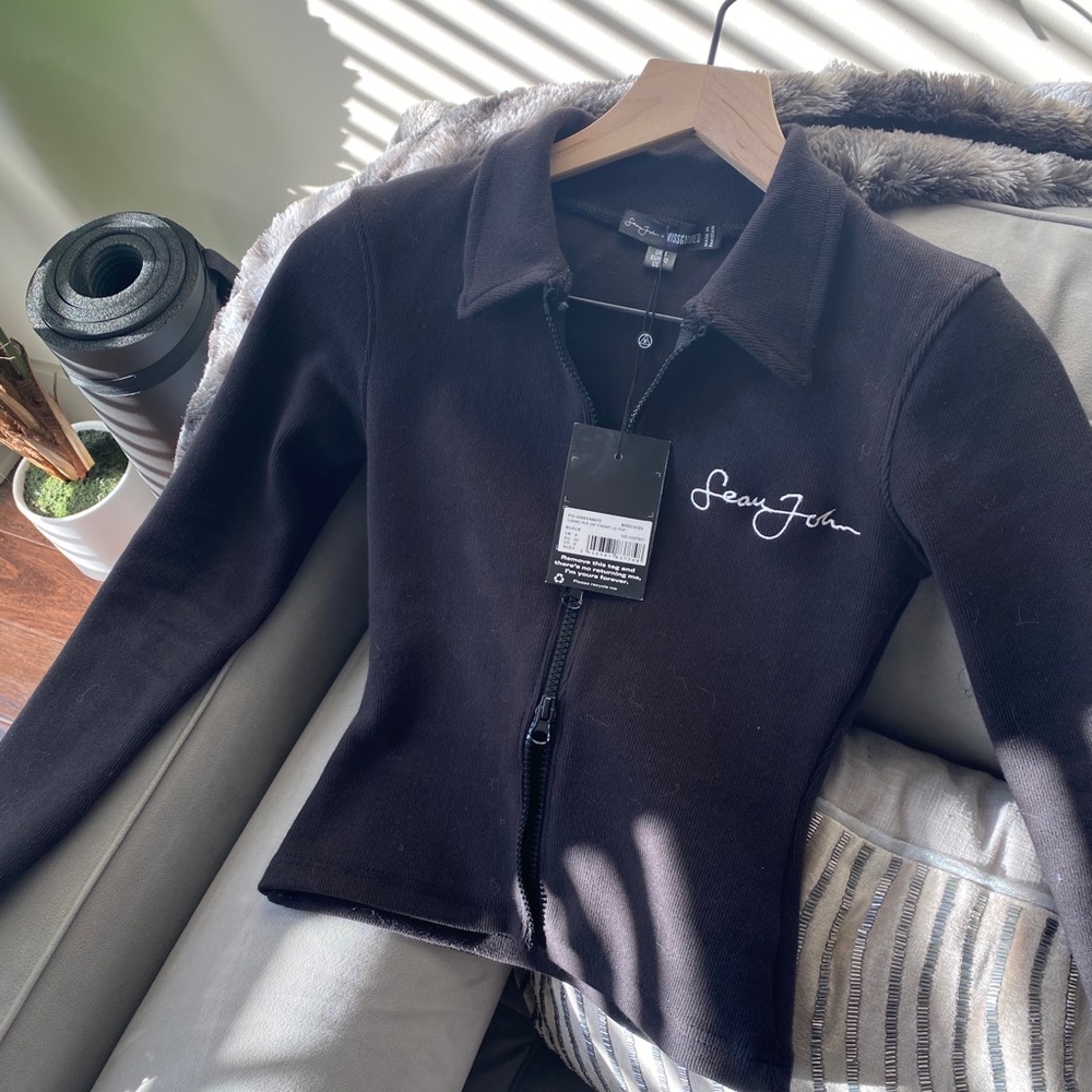 Sean john long sleeve zip